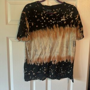 Affliction reverse tie dye tee. size L